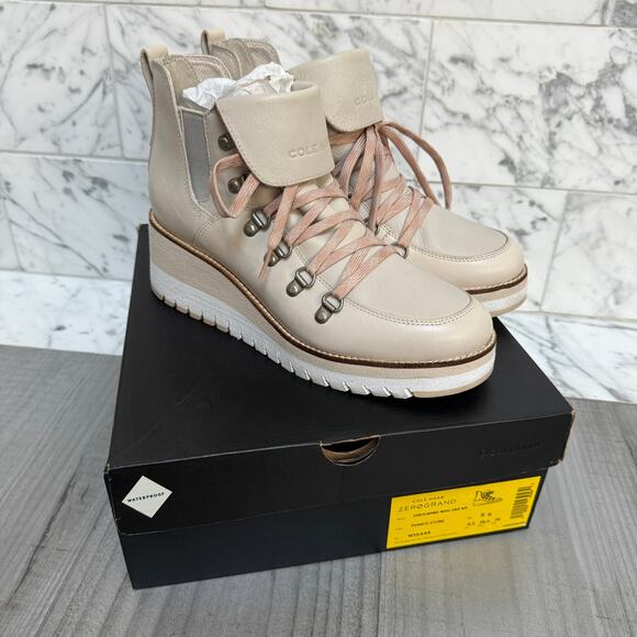 Cole Haan Zero Grand Wedge Hiker Boot Winter Waterproof Size 9 - Picture 2 of 8